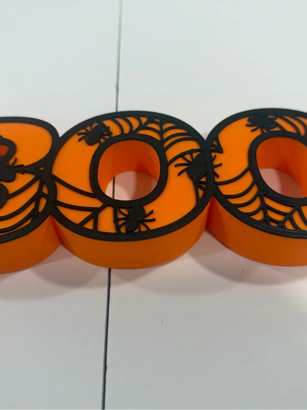 3D Printed bold orange